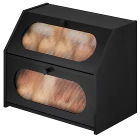 B0DWT7QL3D VRICCC Bread Box Kitchen Counter Wood Double