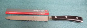 14CM W-STHOF Wusthof Ikon Blackwood Utility Knife Serrated
