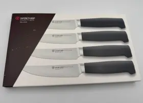 002293137100 W-STHOF Wusthof Steak Knife Set Straight Edge