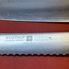 1010530120 W-STHOF Wusthof Ikon Blackwood Cooks Slicing Bread #3
