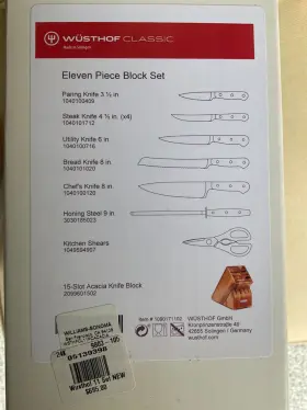 20996011502 W-STHOF Wusthof Classic Eleven Knife Block Set