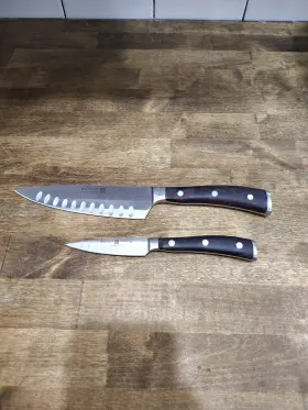 4994-16CM W-STHOF Ikon Knife Set Chef Paring Knives Wood