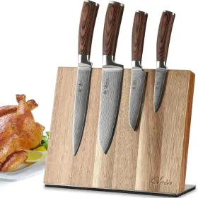 4DM-HOL-EDB-MBL-ACA WAKOLI Edib Damascus Knife Set Kitchen