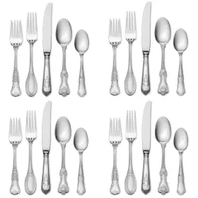 726088080146 WALLACE Steel Flatware Set Service