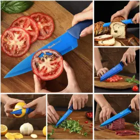 8541908732 WANBASION Kitchen Knife Chef Set Steel Dishwasher #3