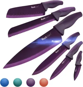 854YD032-020 WANBASION Kitchen Knife Chef Set Steel Dishwashe