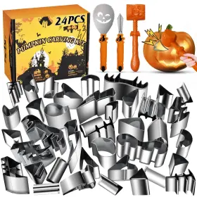 SET03-1 WANNTS Pumpkin Carving Halloween Safe Set Kids Sta