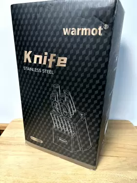 KS-P725 WARMOT Steel Knife Set Sharpening Block