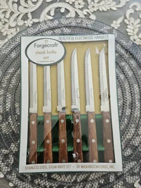 P8165C WASHINGTON FORGE Forgecraft Set Steak Knives