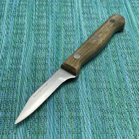 P91816 WASHINGTON FORGE Paring Knife Carbon Steel Blade Wood