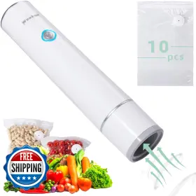 B0DJX5CBSZ WEEKUU Wiikuu Handheld Vacuum Sealer Food Storage