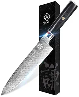 792119805651 WEKIT Damascus Chef Knife Kitchen