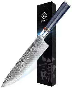 792119909731 WEKIT Chef Knife Damascus Kitchen Sharpest