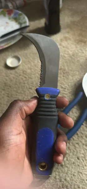13A733 WESTWARD Linoleum Knife Curved Duragrip #2