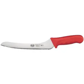 842169103396 WINCO Serrated Bread Pastry Knife Offset Handle