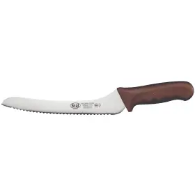 842169103433 WINCO Serrated Bread Pastry Knife Offset Handle