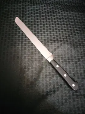 KFP-82 WINCO Triple Riveted Tang Forged Blade Bread Knife