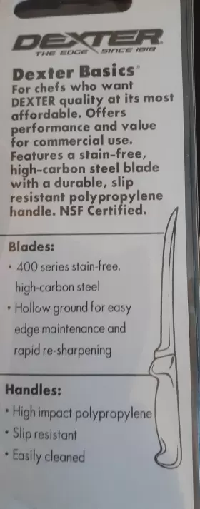 KSTK-30 WINCO Paring Knives Blade Sof Tek Handle Nsf Steel #3