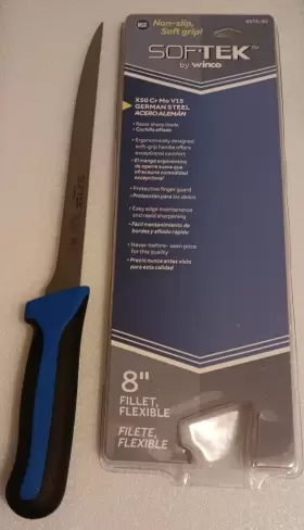 KSTK-82 WINCO Flexible Fillet Knife Blade Sof Tek Handle Nsf