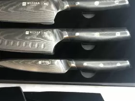 1506 WIZEKA Damascus Knife Set Sharp Kitchen Japanes #2