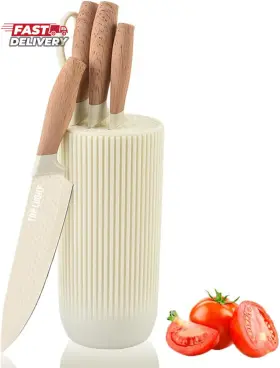 726084123960 WIZTOYNIA Knife Set Kitchen Anti Sti