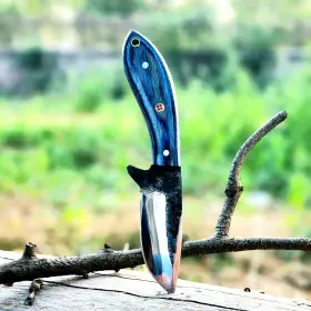 724129573435 WOLF CUT Handmade Steel Bull Cutter Knife Cowboy
