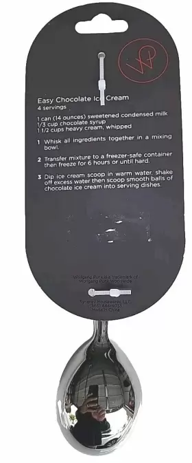 RSWP3P5U WOLFGANG PUCK Grip Steel Cream Scooper #3