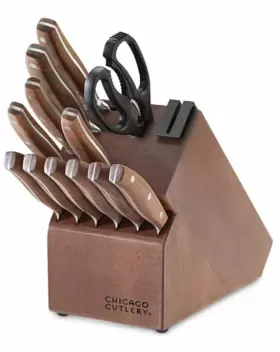 716770217530 WORLD KITCHEN Chicago Cutlery Steel Knife Block #2