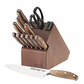 716770217530 WORLD KITCHEN Chicago Cutlery Steel Knife Block