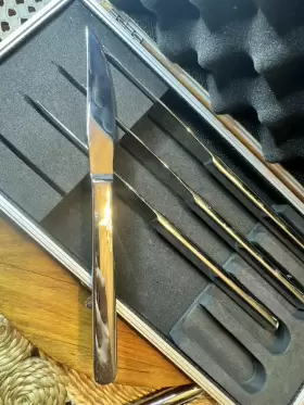 9468-4 WUSHTOF Wusthof Trident Steel Steak Knife Set Padded #2