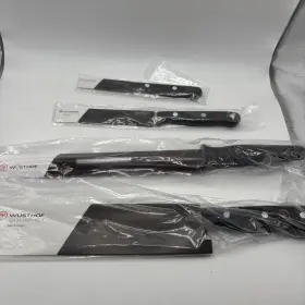 002293132648 WUSTHOF Gourmet Knife Set Chef Utility Steel Box