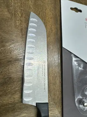 3934718 WUSTHOF Sthof Classic Steel Santoku Hollow Edge Knife #2