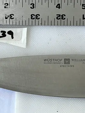4782 WUSTHOF Williams Sonoma Forged Chef Knife Solingen Ws #3