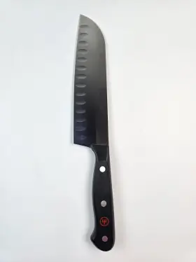 1025046017 WUSTHOF CUTLERY Gourmet Santoku Knife Hollow Edge