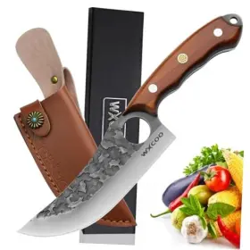 778435051613 WXCOO Forged Boning Knife Viking Hunting Tang