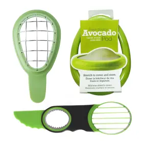 XHC56464 XHCLIUFB Avocado Set Slicer Storage Container