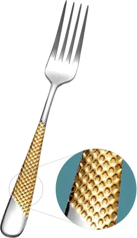 C006-SG XIDEMAN Hammered Dinner Forks Set