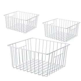B09C3MFC52 Y.Z.BROS Freezer Storage Baskets Wire Refrigerator