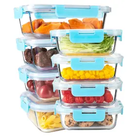 B0DPH4K3VG YARYOUNG Glass Meal Containers Lids Food Storage