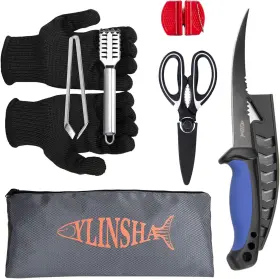 313035959923 YLINSHA Fishing Knife Fish Cleaning Set Scale