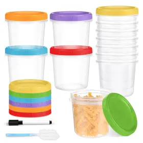 B0F4DMKQ5G YOMARKET Deli Containers Lids Stackable Freezer