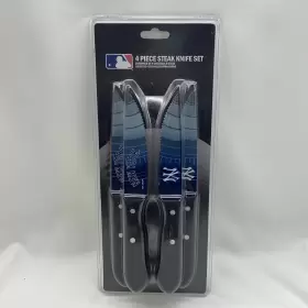 SKMLB19 YORK Yankees Steak Knife Set Mlb Box Tsv Baseball
