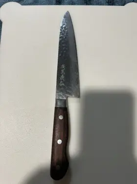 HDGY210 YOSHIHIRO Hammered Damascus Gyuto Handmade Chef Knife