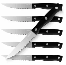 840166261354 YSSOA Steak Knife Set Serrated Knives Tang