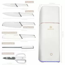 787942975244 ZEEKMUSS Knife Set Kitchen Block Steel Kni #2