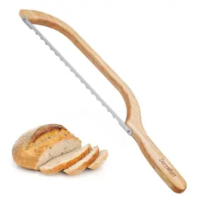 741421785939 ZERYMHAN Twooden Sourdough Bread Serrated Cutter