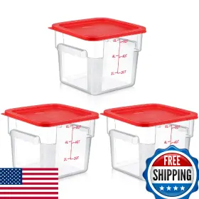 B0D876T2GT ZILINY Square Food Storage Containers Lids Dough