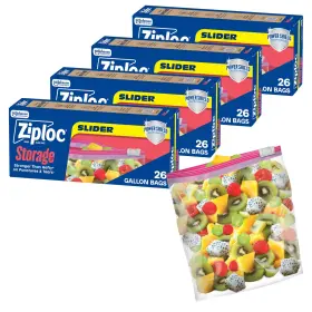 B07NQVYCG3 ZIPLOC Gallon Slider Food Storage Bags Power