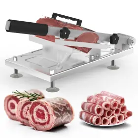 752700067585 ZOAMEACY Manual Frozen Meat Slicer Pot Steel