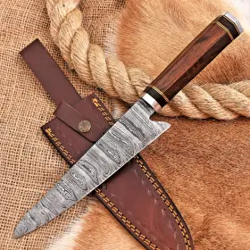 HH-219 ZS KNIVES Damascus Steel Chef Knife Handmade Kitchen